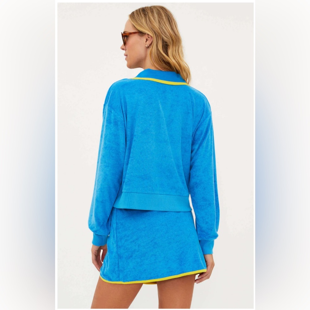 Beach Riot Marina Polo - Caribbean Blue - New With Tags - Size S - Picture 3 of 7
